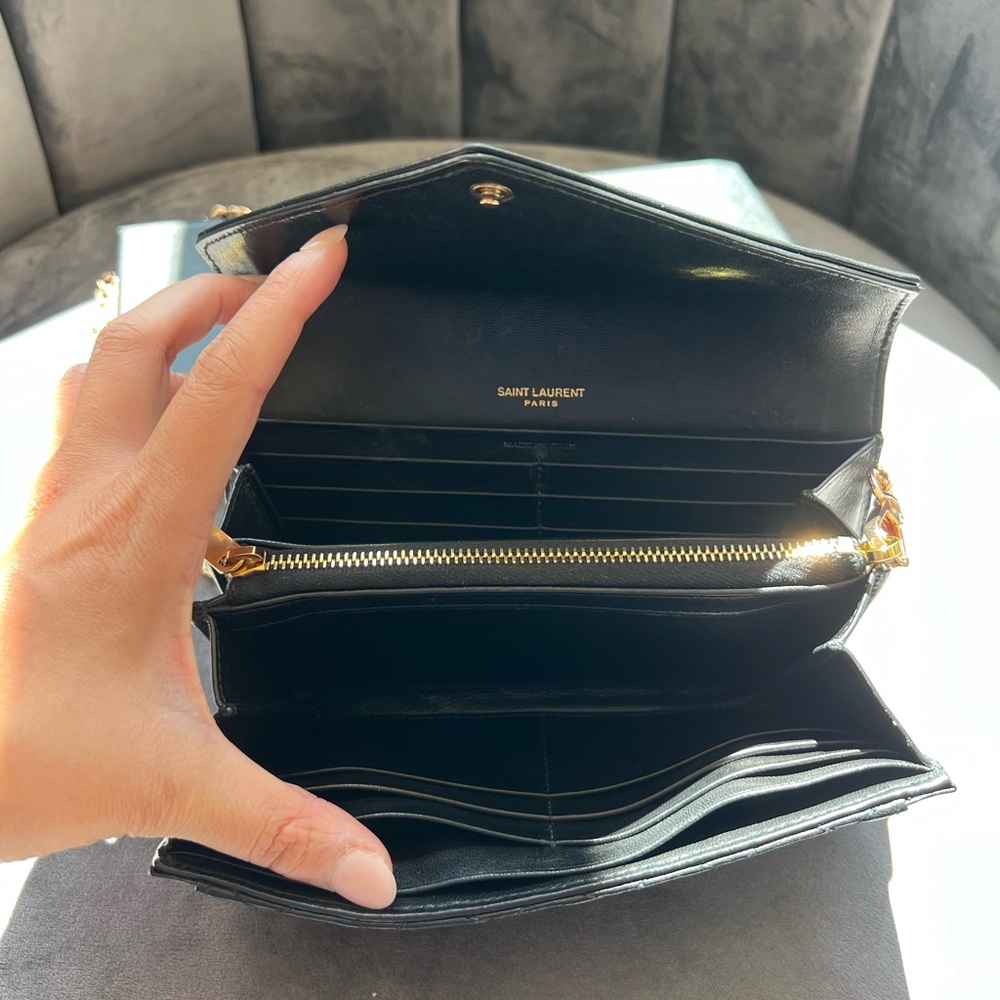 Sold. Yves Saint Laurent Gaby wallet on chain - Picture 5 of 15